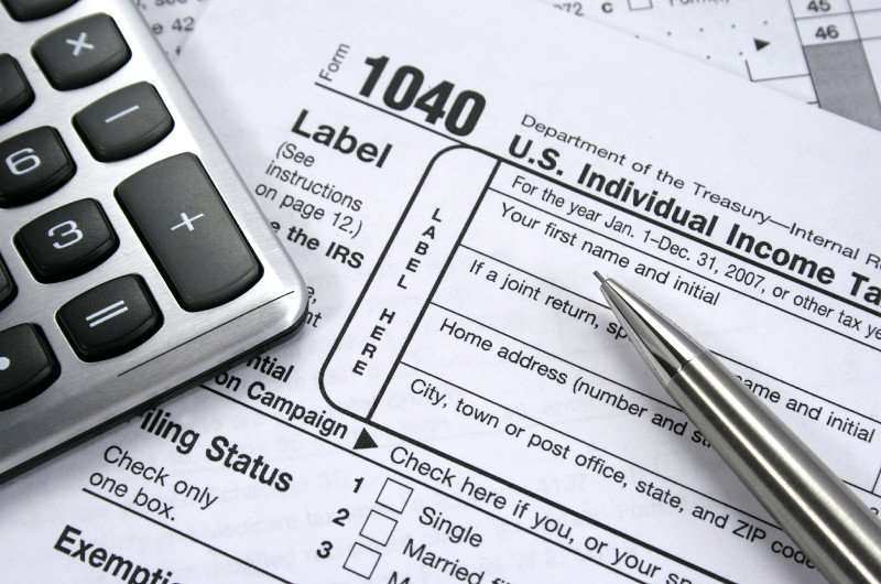1040 Form IRS tax preparation
